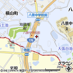 兵庫県三田市八景町1512周辺の地図