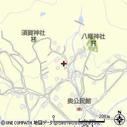 兵庫県赤穂郡上郡町奥甲640周辺の地図