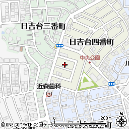 大阪府高槻市日吉台四番町19-13周辺の地図
