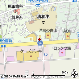 丸源ラーメン鈴鹿店周辺の地図