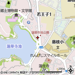 静岡県藤枝市若王子690周辺の地図