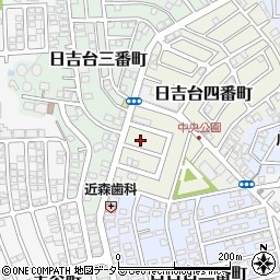 大阪府高槻市日吉台四番町19-14周辺の地図