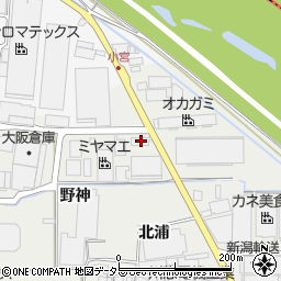 奥村建材周辺の地図