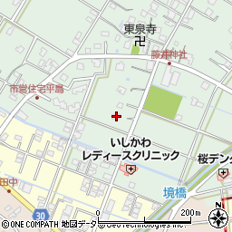 静岡県藤枝市平島10周辺の地図