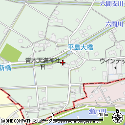 静岡県藤枝市平島1195周辺の地図