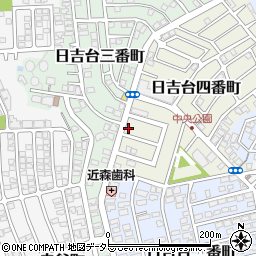 大阪府高槻市日吉台四番町19-16周辺の地図