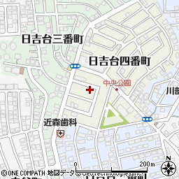 大阪府高槻市日吉台四番町19-6周辺の地図