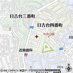 大阪府高槻市日吉台四番町19-5周辺の地図