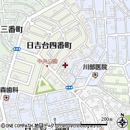 大阪府高槻市日吉台四番町26周辺の地図
