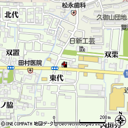 ａｐｏｌｌｏｓｔａｔｉｏｎ久御山ＳＳ周辺の地図