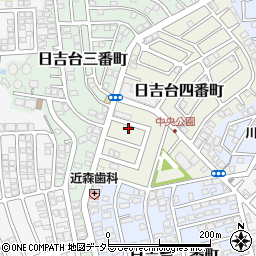 大阪府高槻市日吉台四番町19-4周辺の地図
