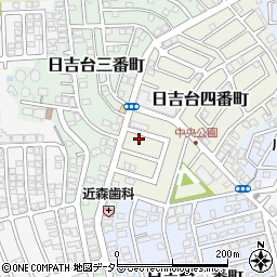 大阪府高槻市日吉台四番町19-3周辺の地図