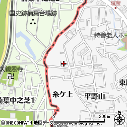 京都府八幡市橋本糸ケ上周辺の地図