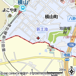 兵庫県三田市横山町21周辺の地図