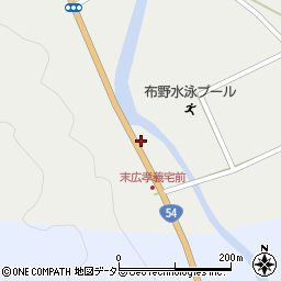 広島県三次市布野町上布野2125周辺の地図