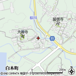 三重県亀山市白木町1942-2周辺の地図