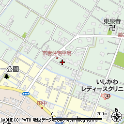 静岡県藤枝市平島11-2周辺の地図