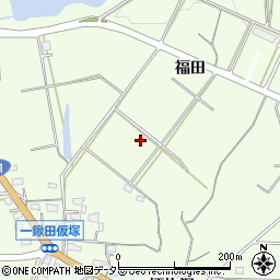愛知県新城市一鍬田周辺の地図