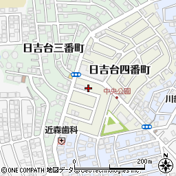 大阪府高槻市日吉台四番町18-25周辺の地図