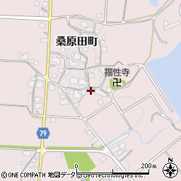 兵庫県加西市桑原田町516周辺の地図