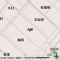 愛知県西尾市上永良町大坪周辺の地図