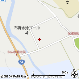 広島県三次市布野町上布野2164周辺の地図