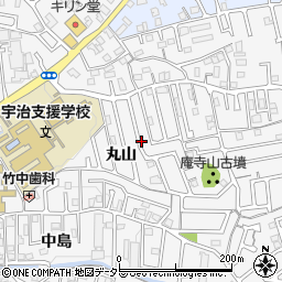 京都府宇治市広野町丸山周辺の地図