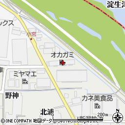 オカガミ株式会社　京都支店周辺の地図