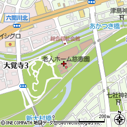 焼津市養護老人ホーム慈恵園周辺の地図