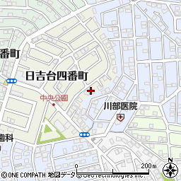 大阪府高槻市日吉台四番町26-19周辺の地図