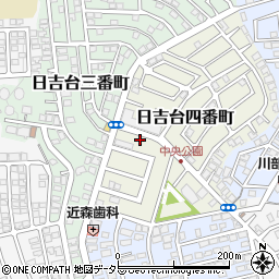 大阪府高槻市日吉台四番町18-15周辺の地図