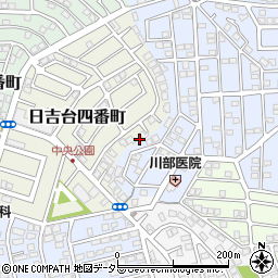 大阪府高槻市日吉台四番町26-21周辺の地図