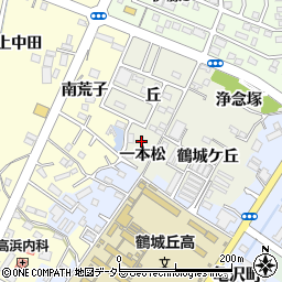愛知県西尾市鶴城町一本松9周辺の地図
