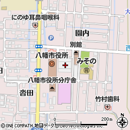 京都銀行八幡市役所 ＡＴＭ周辺の地図
