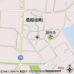 兵庫県加西市桑原田町453周辺の地図