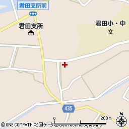 広島県三次市君田町東入君843周辺の地図