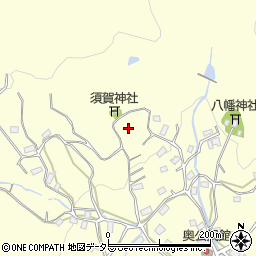 兵庫県上郡町（赤穂郡）奥甲周辺の地図