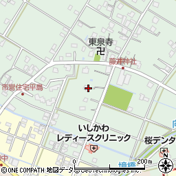 静岡県藤枝市平島17周辺の地図