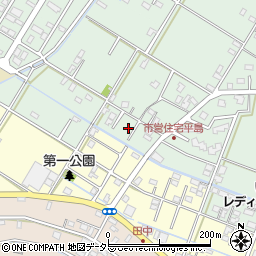 静岡県藤枝市平島1670周辺の地図
