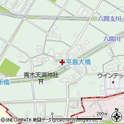 静岡県藤枝市平島1080周辺の地図