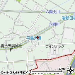 静岡県藤枝市平島1189-2周辺の地図