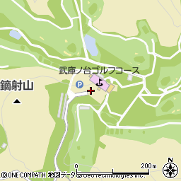 武庫ノ台ゴルフコース周辺の地図
