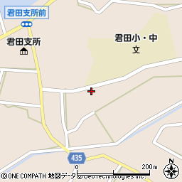 広島県三次市君田町東入君842周辺の地図