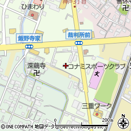 三重県鈴鹿市神戸3丁目20-9周辺の地図