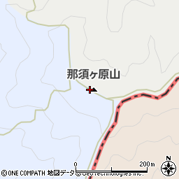 那須ケ原山周辺の地図