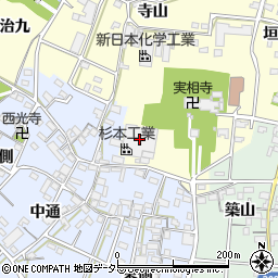 杉本工業株式会社周辺の地図