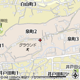 愛知県常滑市泉町周辺の地図
