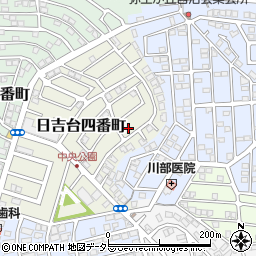 大阪府高槻市日吉台四番町11-25周辺の地図