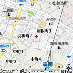 ファミール羽根Ｃ周辺の地図