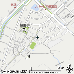 兵庫県姫路市豊富町御蔭周辺の地図